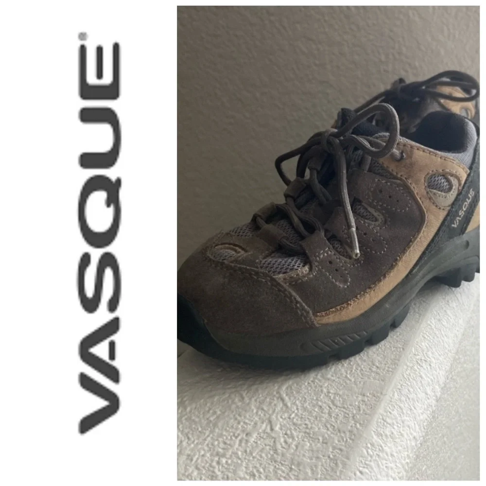 Vasque leather kids low top hiking boots, for girls or boys